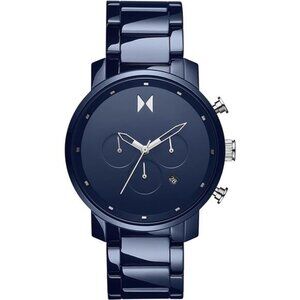 Chrono Men's Watch - Japanese Quartz Chronograph - Water Resistant Midnight Blue